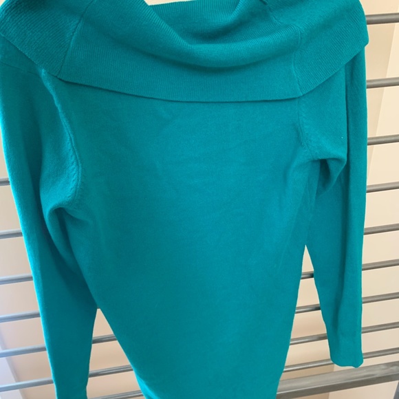 Ladies cowl neck tunic sweater dress - Picture 5 of 9